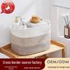 Foldable Handwoven Rectangular Laundry & Storage Basket