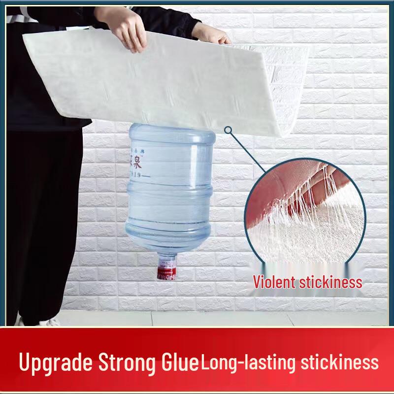 Self-Adhesive 3D Brick Pattern Foam Wallpaper