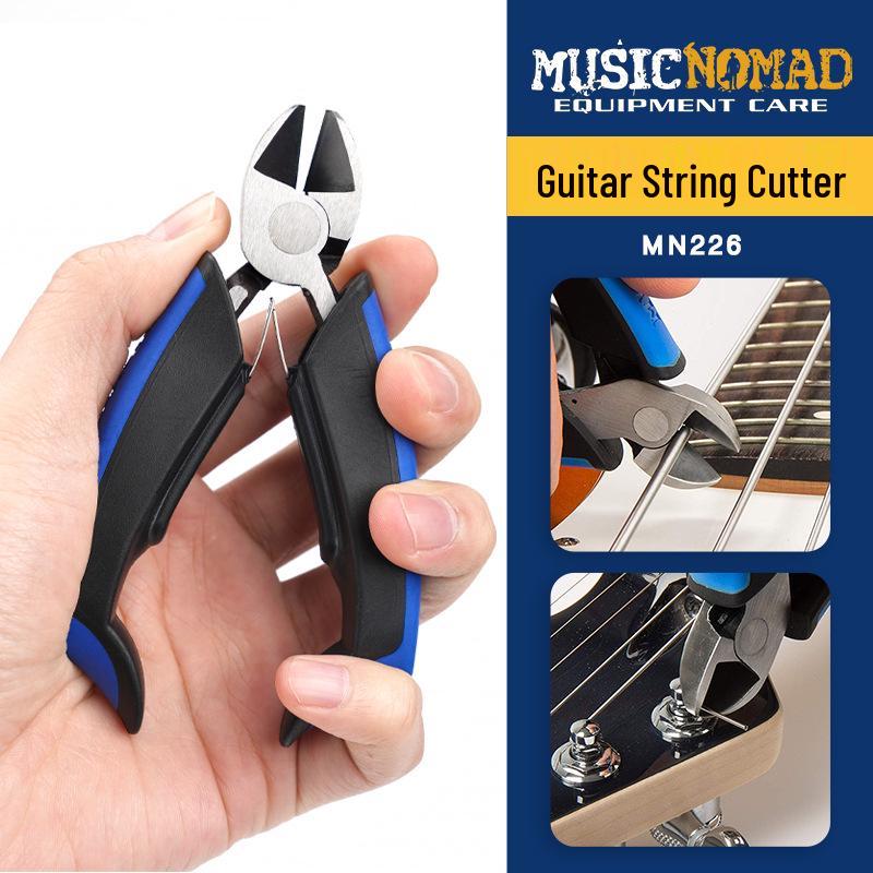 MusicNomad Guitar Care Kit: Headstock Rest, Fret Wrench, String Cutter.