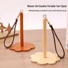 Portable Wooden Wrist Yarn Holder - DIY Knitting Tool for Scarf and Wool Ball Management