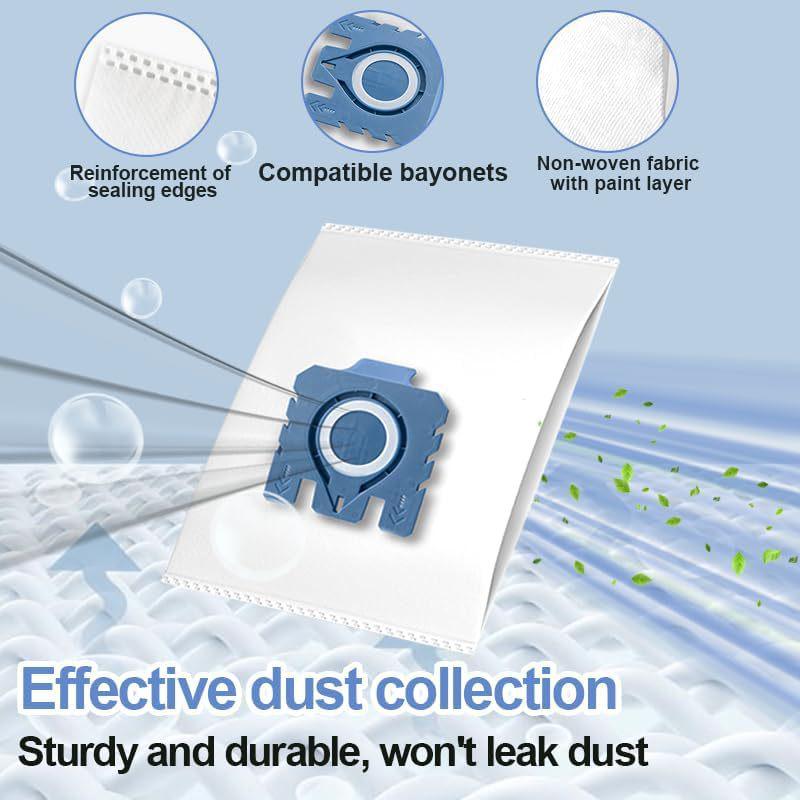 Non-Woven Dust Bag & Filter Set for Miele GN/3D Vacuum Cleaners