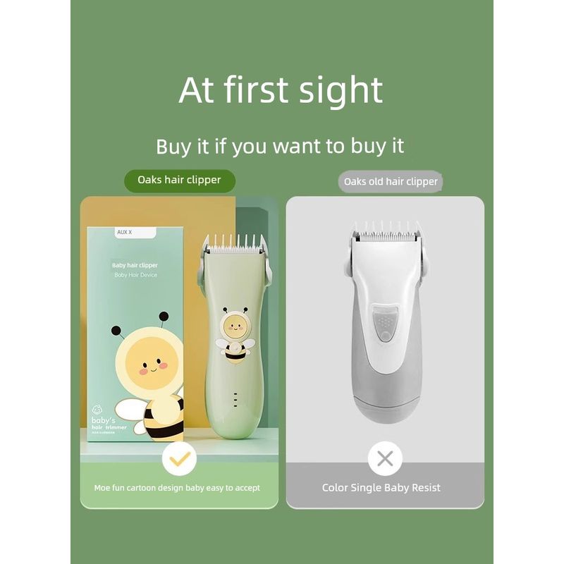 Oaks Baby Hair Clipper for Shaving Hair, Electric Clipper for Toddlers, Baby Hair Cutting Tool for Cutting Fetal Hair 330