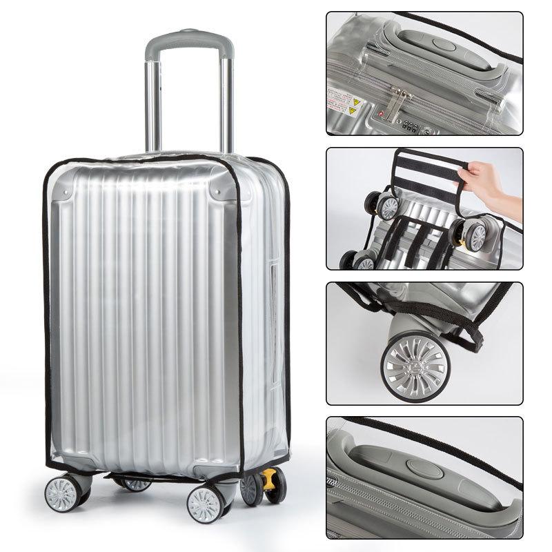 Protective Cover For Suitcase Luggage Transparent Travel 26"" Inches Size Xl