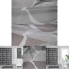Simplistic Waterproof Shower Curtain Made Of Thick Polyester Cloth For Bathroom Decor And Hygiene