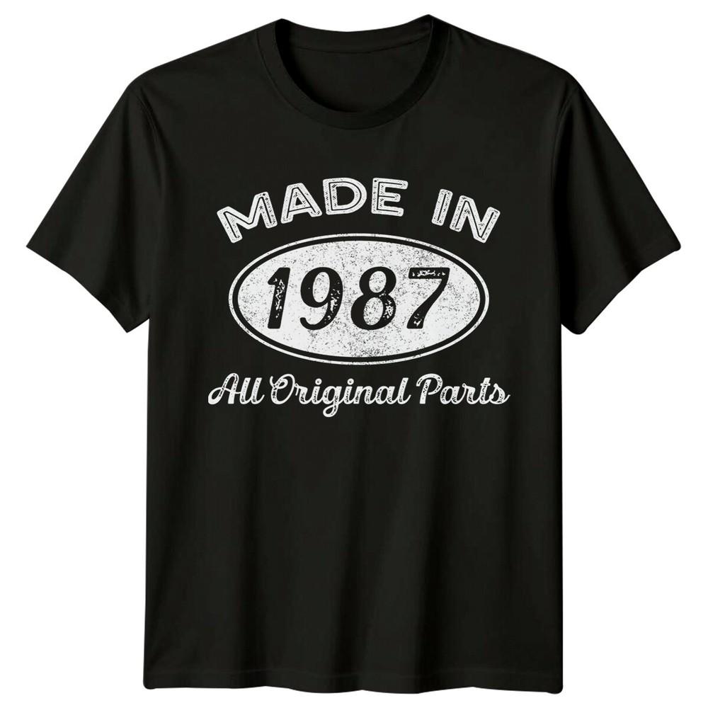 Made In 1987 Unisexs T Shirt 39th Birthday Gift All Original Parts