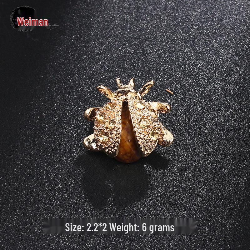 Broche de Abelha: Broche de Inseto Mini Fofo para Gola ou Acessório