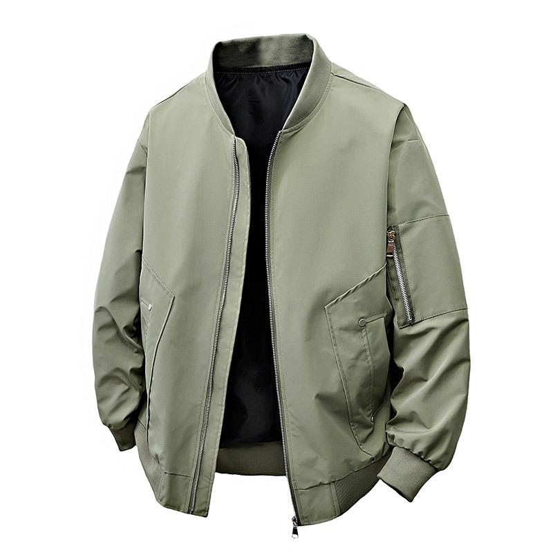 

New Large-size Jacket for Men, Baseball Uniform for Men, American Flight Suit Plus Fat Plus Size Fat Man Suit Loose Male M