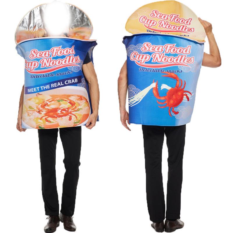 Halloween Mardi Gras Ice Cream Doll Cosplay Ball Stage Uniform Adult Cake Hat Show
