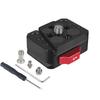 Mini Monitor Mount Plate Quick Release Clamp Fast Switch Install System 1/4 Screw For Action Camera Tripod Slide Rail Stabilizer