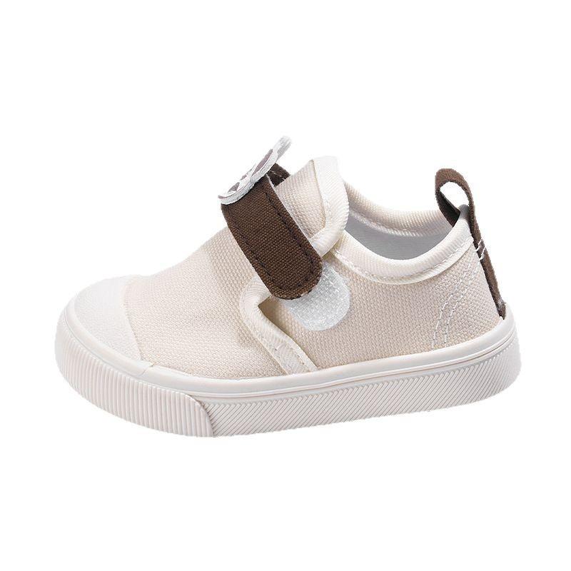 Cartoon Boy Children's Canvas Shoes with Soft Soles, Girls' Single Shoes