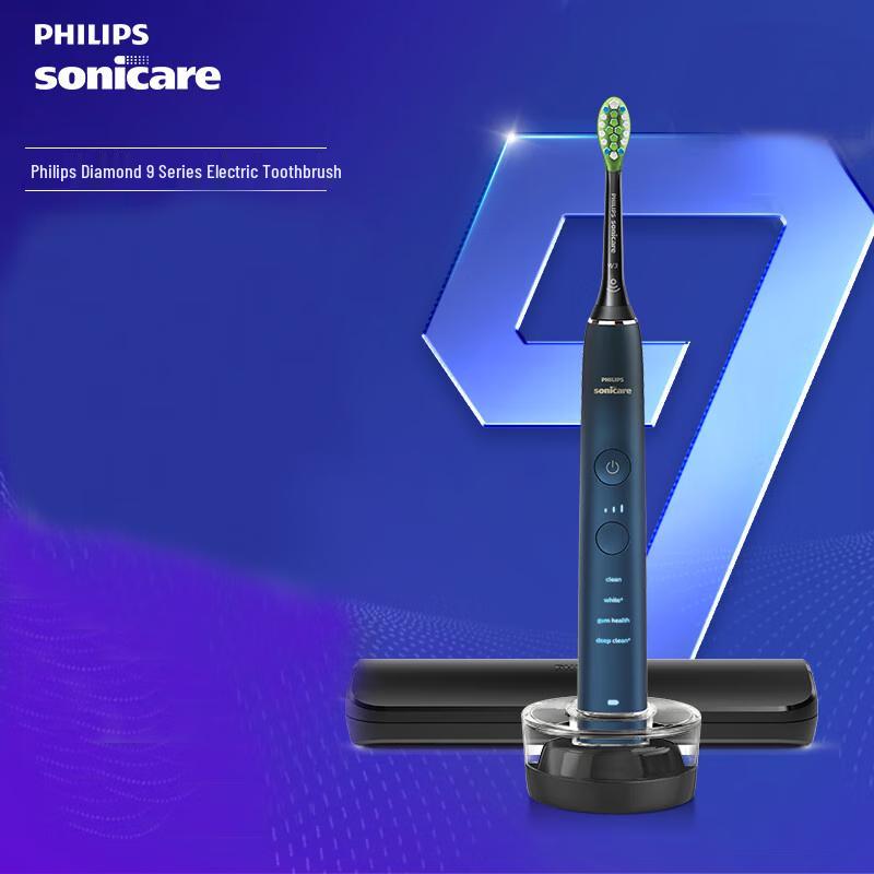 

Philips Sonicare DiamondClean Smart Sonic Electric Toothbrush (Deep Sea Blue HX9911/62)