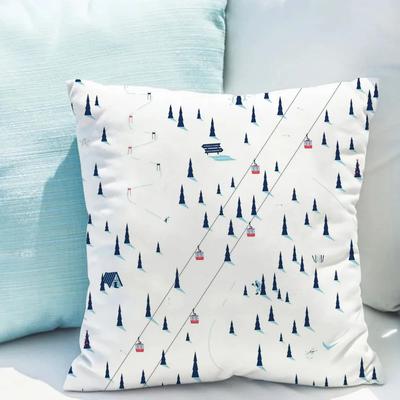 Housses de coussin à motif de ski pour coussins de lit, taies d'oreiller décoratives 40x40, housse de coussin de corps 45x45, taie d'oreiller courte en peluche, coussin de canapé