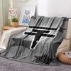 1PC Tokio hotel Print Flannel Blanket, High quality All Seasons, Home Decor, Warmth and Comfort, Perfect for Christmas Gifts
