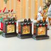 Creative Christmas Scene Music Box: Festive Fireplace Ornament Gift for All Ages