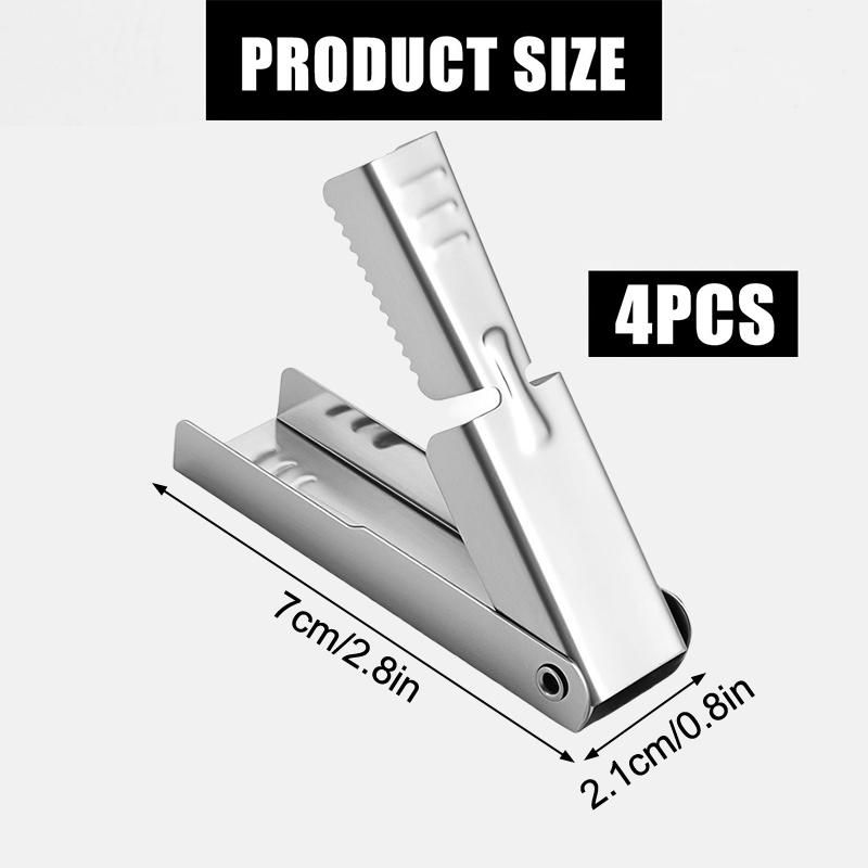 4Pcs Crayfish Peeler Tool, Stainless Steel Crawfish Sheller Device Quick Shrimp Tails Remover Tool Practical Gadget Accessories