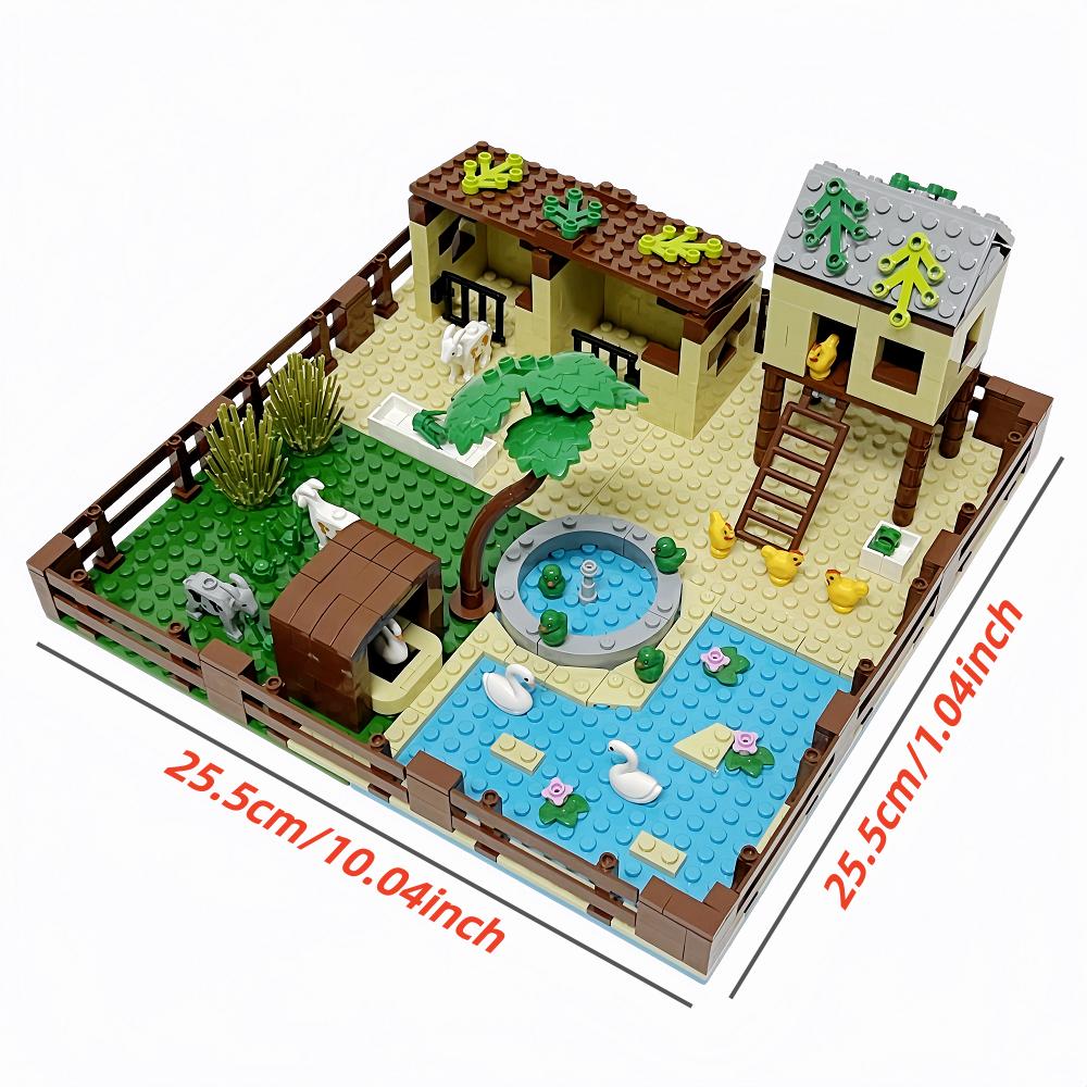 High-Quality Moc High-Quality Farm High-Quality Animals High-Quality Chicken High-Quality Sheep High-Quality Building High-Quality Blocks Play sets