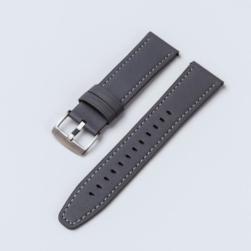 

Оригинальный кожаный ремешок для Huawei Watch GT5/GT6/Watch5/Pro - Унисекс For Other Watches 20mm [No Connector] серый