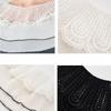 Fashion Lace Trim Shawl Hollowout Neck Scarf Breathable Poncho Lace Shawl Women Formal Party Collar Shawl Shoulder Wrap