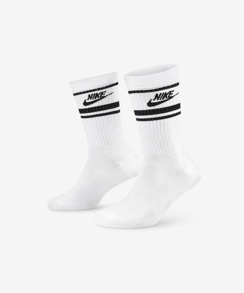 NIKE Sportswear Dri-Fit Everyday Essentials Crew Socks (3 Pairs) - White:Black:Black / Dx5089-103