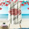 AS Monaco Print Strandlaken, Groot Zacht Sneldrogend Handdoek voor Strand Camping Zwemmen