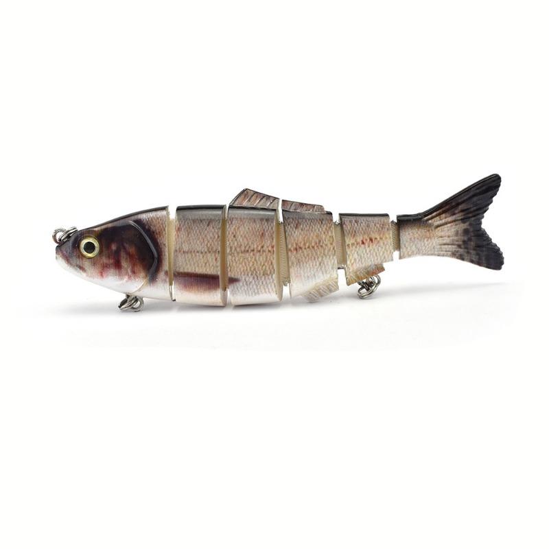 

1PC fishing supplies wholesale 25.3g 120mm realistic multi-section sinking Luya bionic bait plastic hard bai