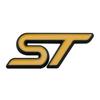 djsh6 3D Metal ST Letters Car Steering Wheel Emblem Badge Sticker for Ford ST Fiesta Focus Edition KUGA Mondeo Focus X 2 3