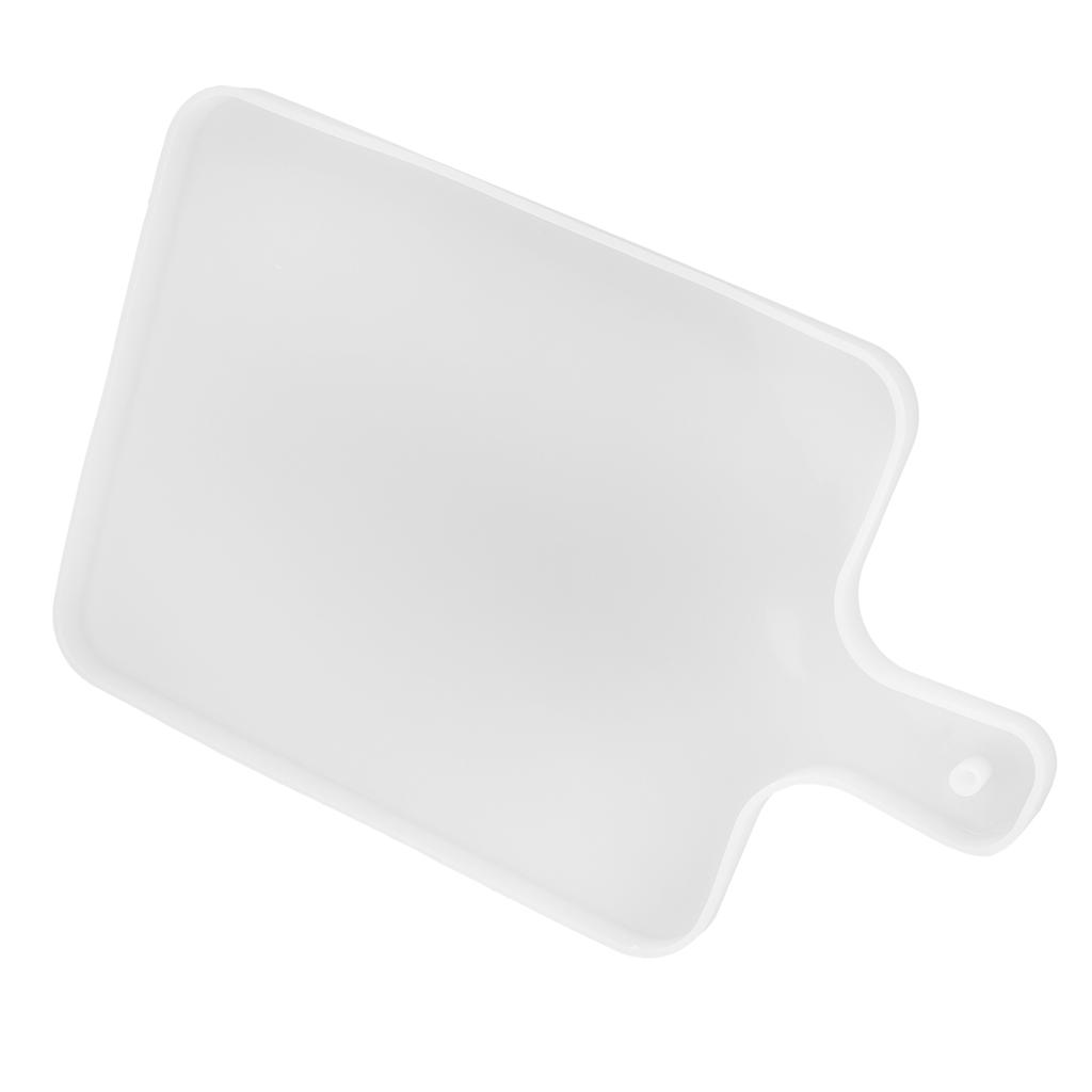 Silicone Tray Mold with Handle DIY HandMade Epoxy Resin Casting Coaster Fruit Dinner Plate