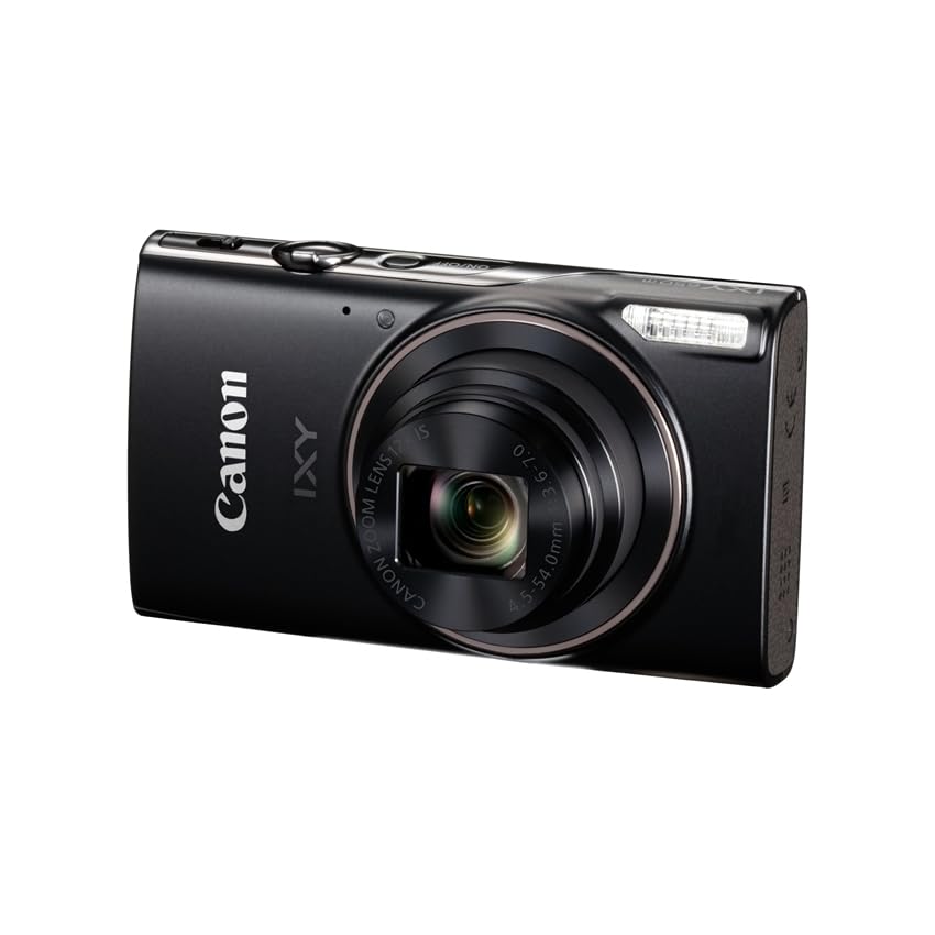 Canon Compact Digital Camera IXY650m Black Optical 12x Zoom Wi-Fi Compatible IXY650mBK
