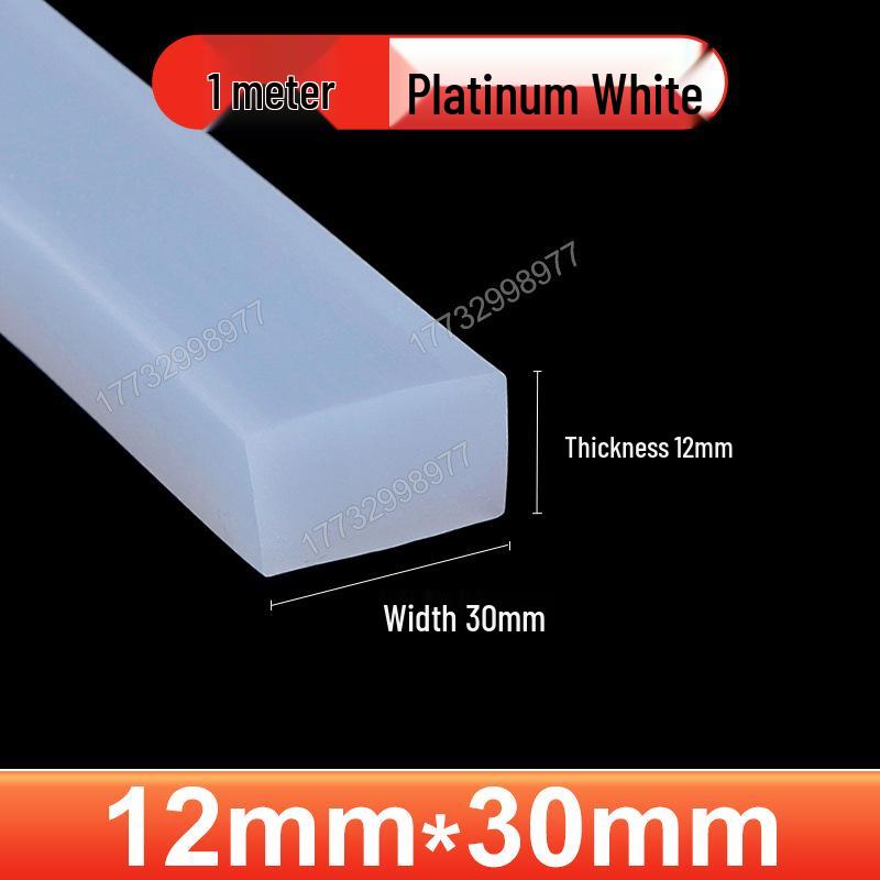 High-Temperature Resistant Transparent Silicone Rubber Sealing Strip