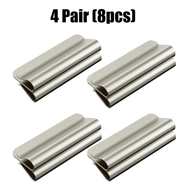 1-10 Pair Magnetic Curtain Clips Nail Free Blackout Closure Clips Keep Curtain Closed Prevent Light Leaking for Bedroom Office