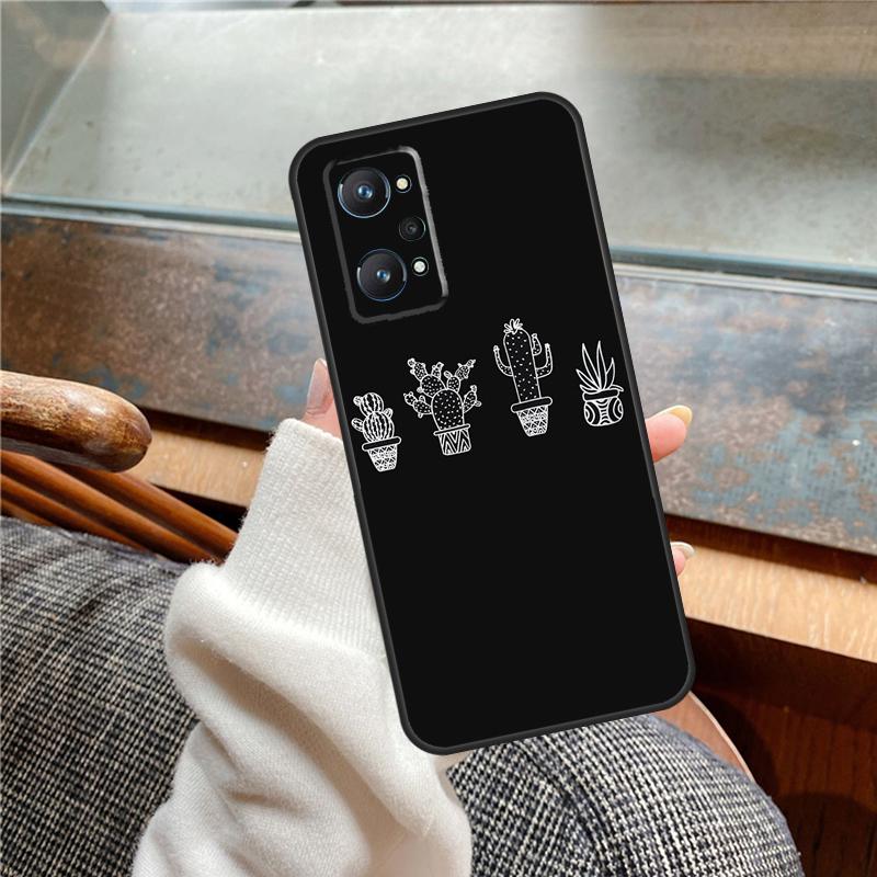 

Cactus Pattern Case For Realme 15 Pro GT7 GT6 11 12 13 14 Pro Plus C55 C51 C53 C35 C33 C61 C65 C67 C71 C75 Realme 10 Pro Plus