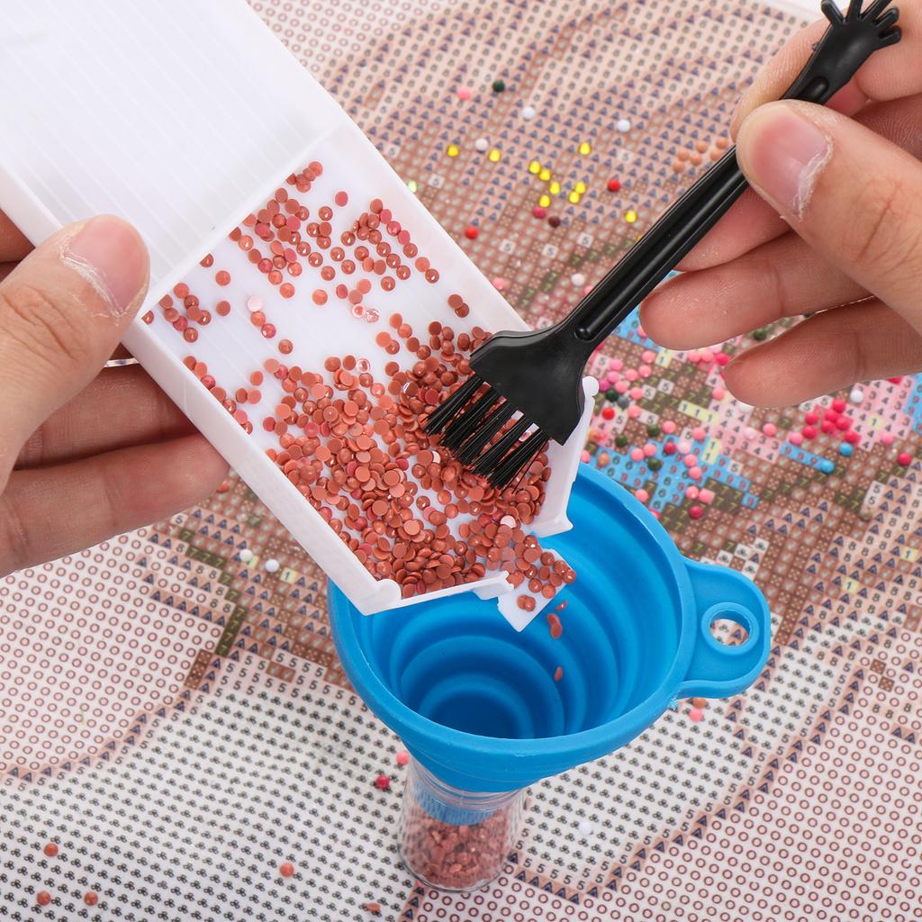 1 Set Upgrade Large Capacity Diamond Painting Tray Diamond Rhinestone Plate Bead Sorting Trays Nail Art Beading Plates Tray