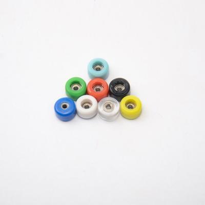 4Pcs Durable Professional Bearing Wheel Urethane Mini Fingerboard Wheels PU Metal CNC Finger Skate Board Accessory