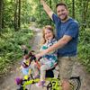 UrRider Seggiolino Bici Bambino Anteriore Adatto per Bambini Anni a Si Adatta e Biciclette Elettriche Montaggio Anteriore - Leggero, Pieghevole, Senza Attrezzi, Montaggio, 2-6