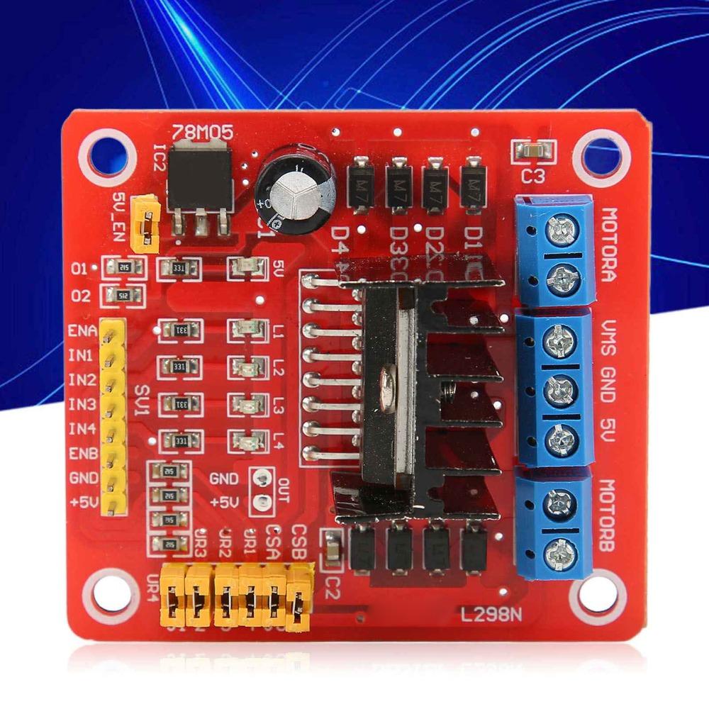 L298N Stepper Motor Driver Module Dual H Bridge 5V-35V Dual H Bridge Motor Driver Compact Size Easy To Install