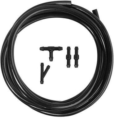 Universal 2m Windshield Washer Nozzle Hose Tube Pipe W/ Connector T Y Straight for Front Window Headlight Pump Car