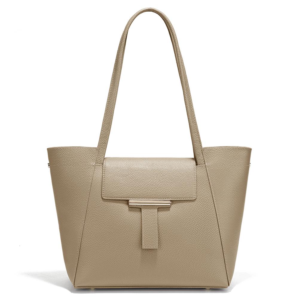 Zency Genuine Leather Women's Large Shoulder Bag for A4