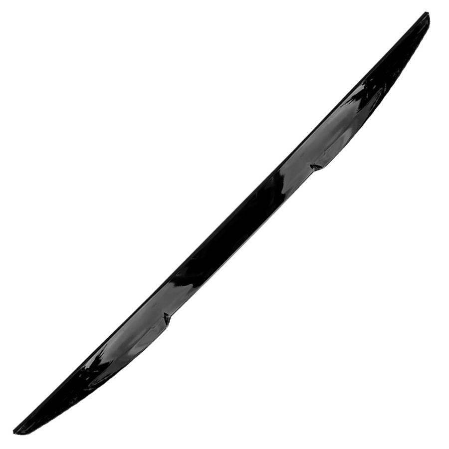 39  Glossy Black Pu Car Rear Roof Lip Trunk Spoiler Wing Lid Tail Sticker Trim