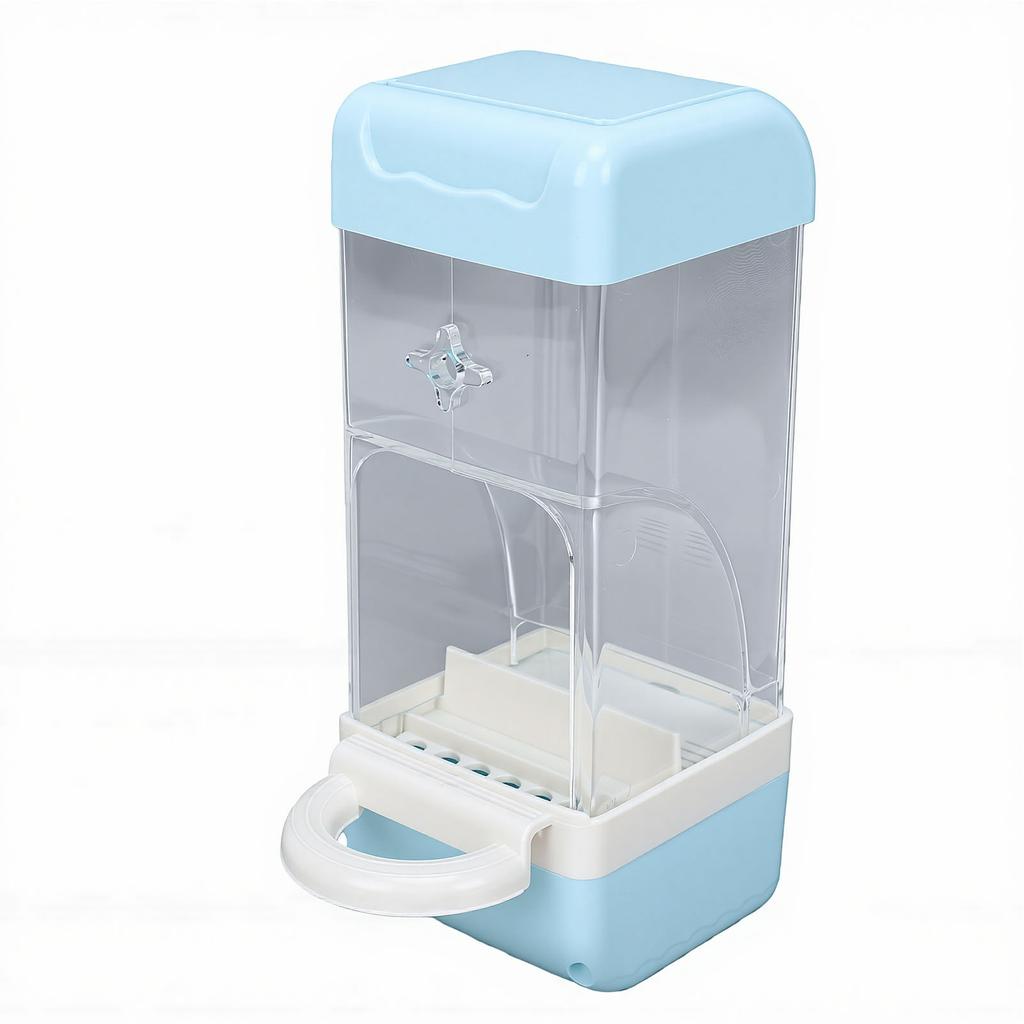 Bird Cage Feeder Squirrel Proof Parrot Feeder Food Dispenser Detachable Easy Refill Generous Storage