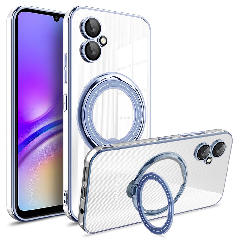 For Samsung Galaxy A06 4G Case Kickstand PC+TPU Magnetic Phone Cover