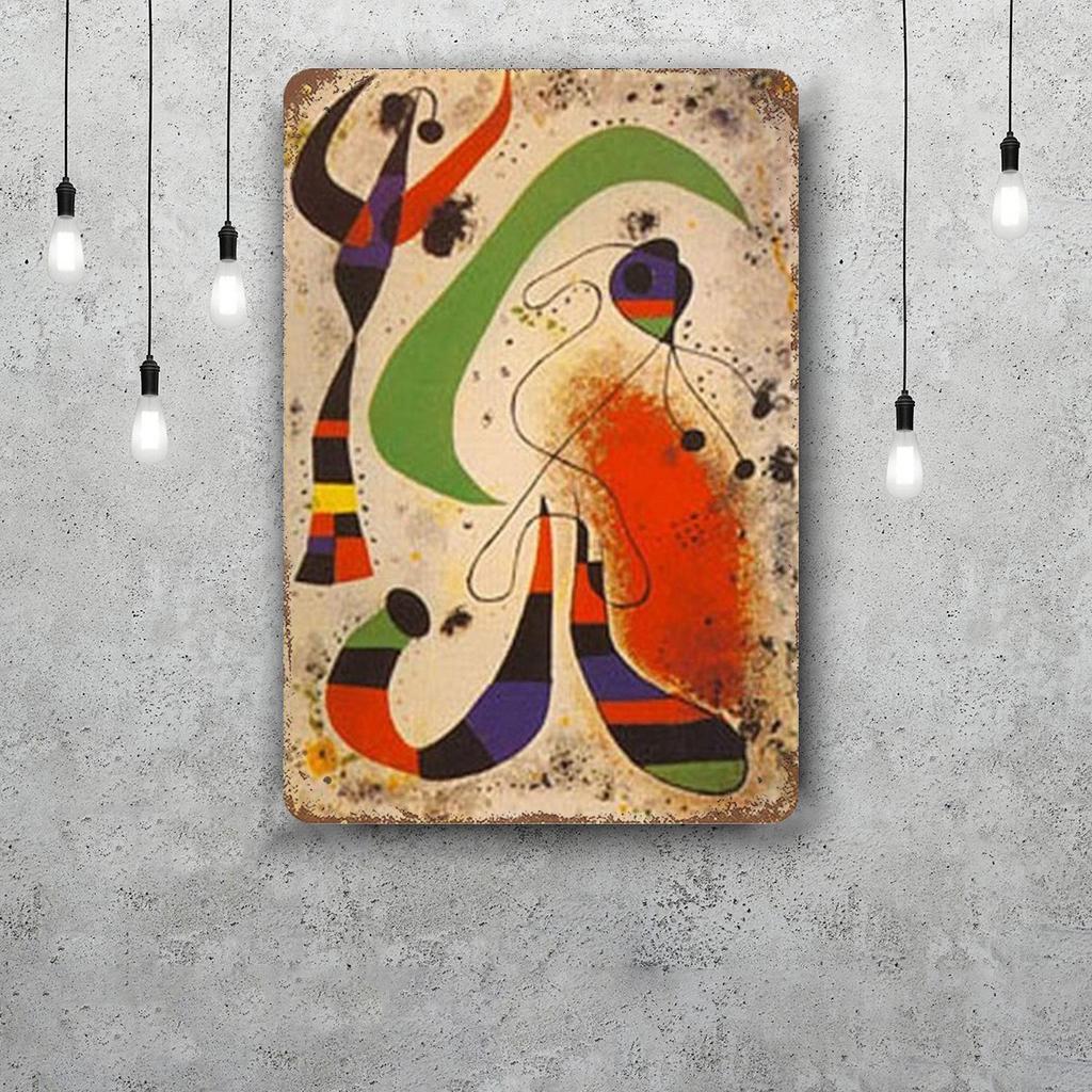 miro art Vintage Tin Sign Home Decor Wall Decor Art Wall Mural Room Decoration Decor Retro Metal Sign Plate Bar Posters