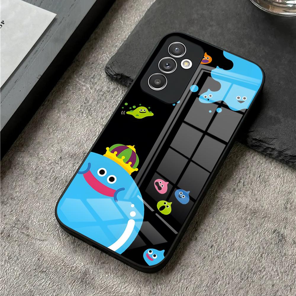D-Dragon Quest Slime Phone Case For S25 Ultra Samsung S26 S23 S24 Plus S22 S20 S21 Fe A54 A34 A53 A16 Glass Cover