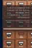 The Catalogue of the Library of the Royal Medical and Chirurgical Society of London : Index Book