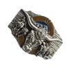 Western Cowboy Belt Buckle Ox Head Belt Buckle Ox Head Pattern Carved Belt Buckle Men Belt Accessories