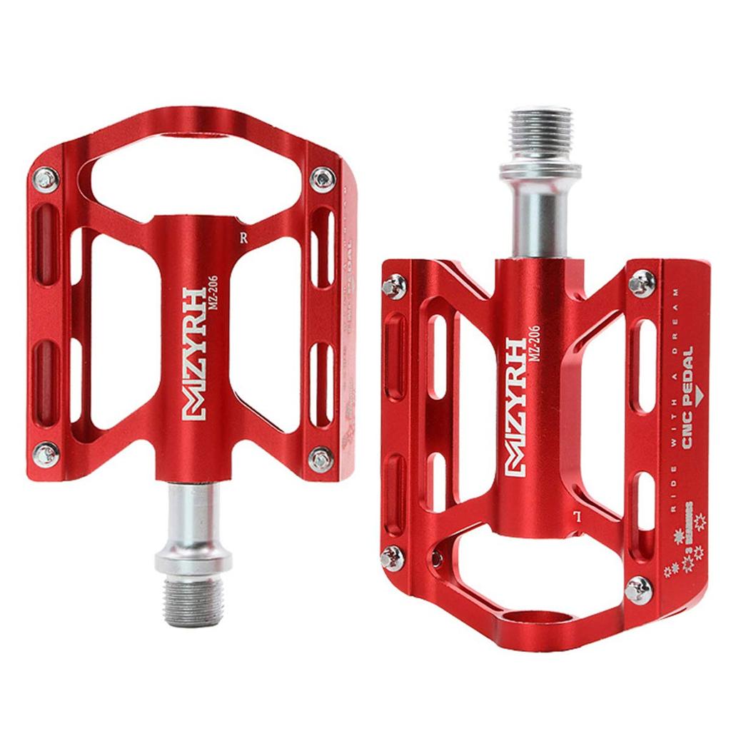 ThinkTop Bicycle Aluminum High for Road and Mountain Bikes 3-Bearing Pedals, Ultra-Lightweight, Alloy, Lubricated, 9/16" Axle, Strength, Bikes, MTBs,
