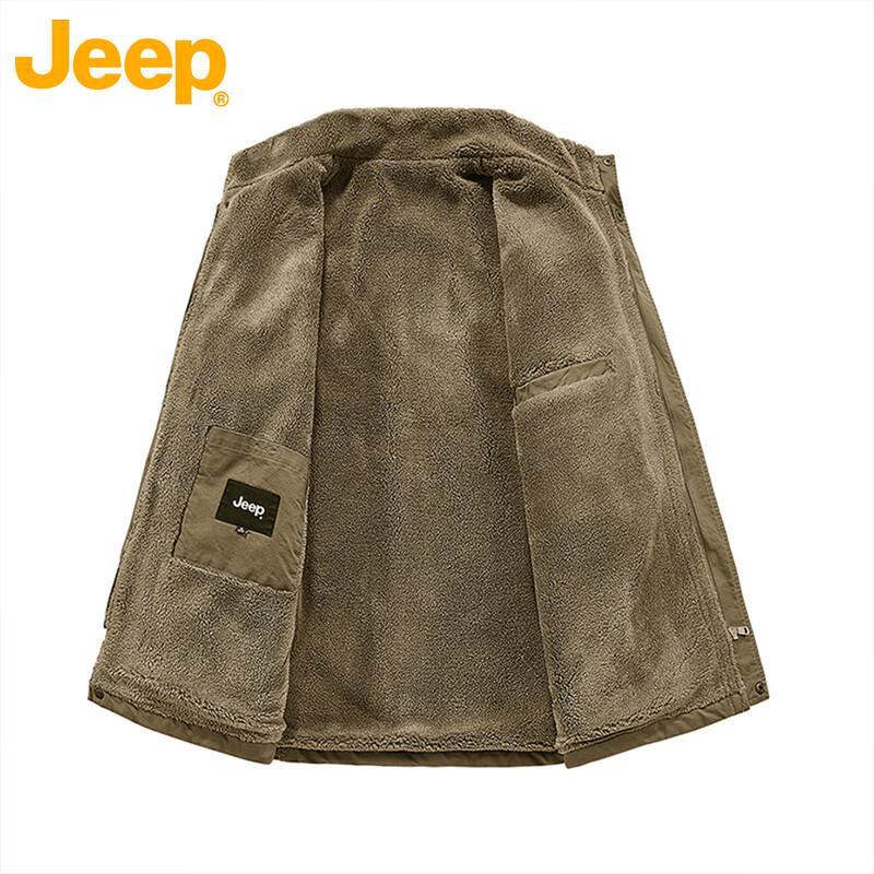Jeep Men's Autumn Winter Workwear Cotton Jacket