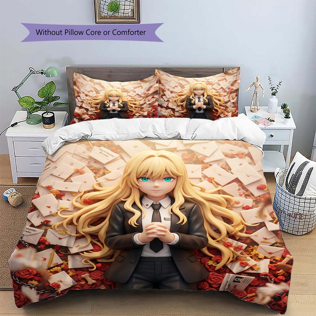 Sonic the Hedgehog Daily Use Bedding Nice Fan Gift Patterned Duvet Cover Set Anime Bedroom Decor -xia67