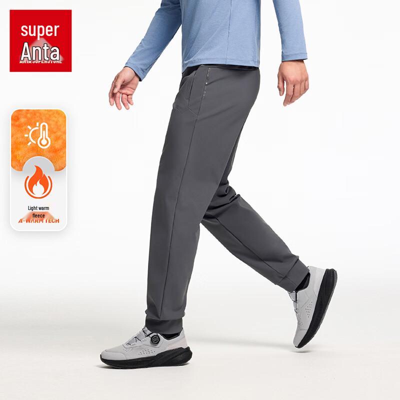 

Anta Men s Fleece-Lined Jogger Pants L