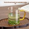 High-Temperature Resistant Borosilicate Glass Cup with Handle – Ideal for Tea, Coffee, Water, and Milk