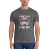 Video Gamer I Don T Age I Just Level Up Regular Style Tshirt Japanesestyle Lazy Embroidery Tee